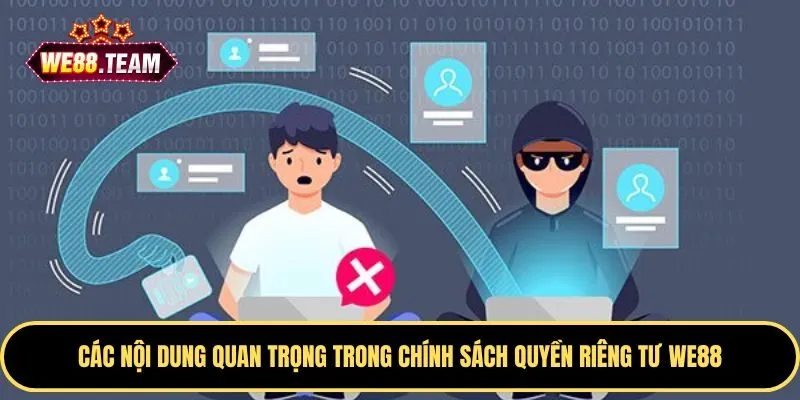 Các nội dung chính trong quyền riêng tư WE88 Các nội dung chính trong quyền riêng tư WE88
