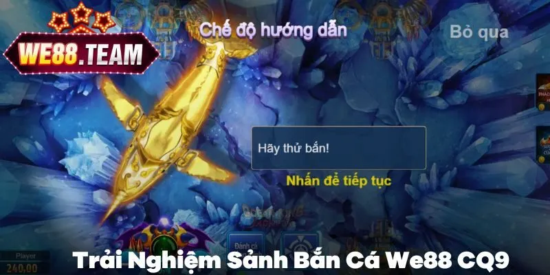 Trải nghiệm sảnh bắn cá We88 CQ9 Gaming